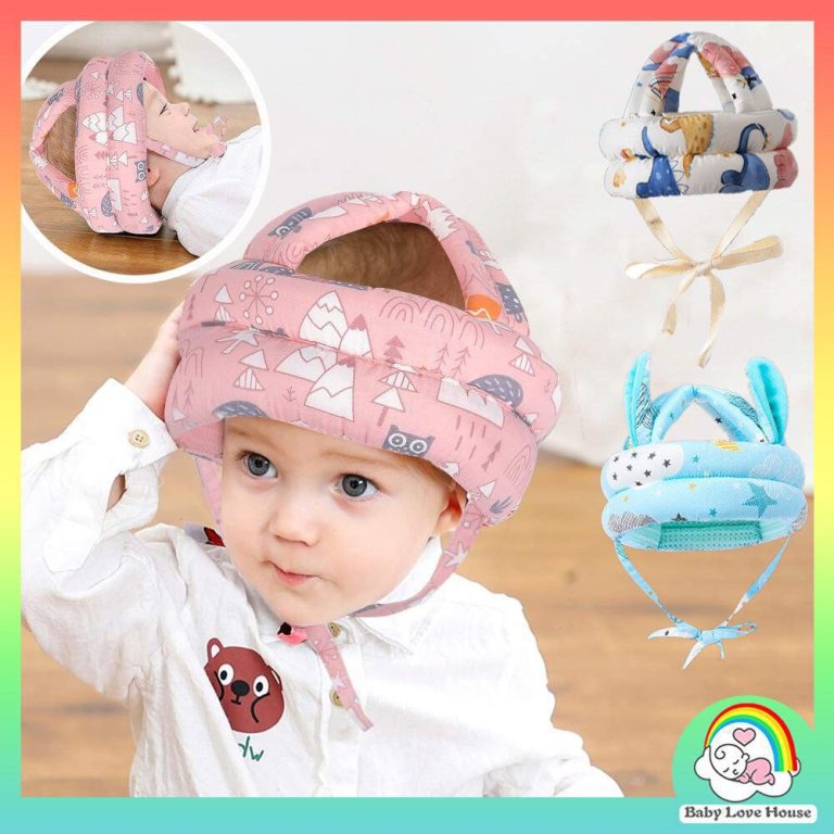 Casco de esponja gateo para bebes