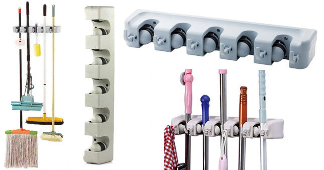 Organizador Porta Escobas y Mopas