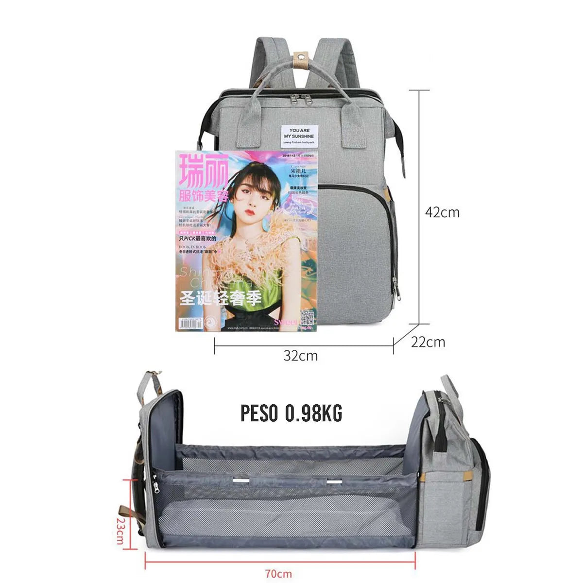 Mochila 3 en 1 Camping Baby